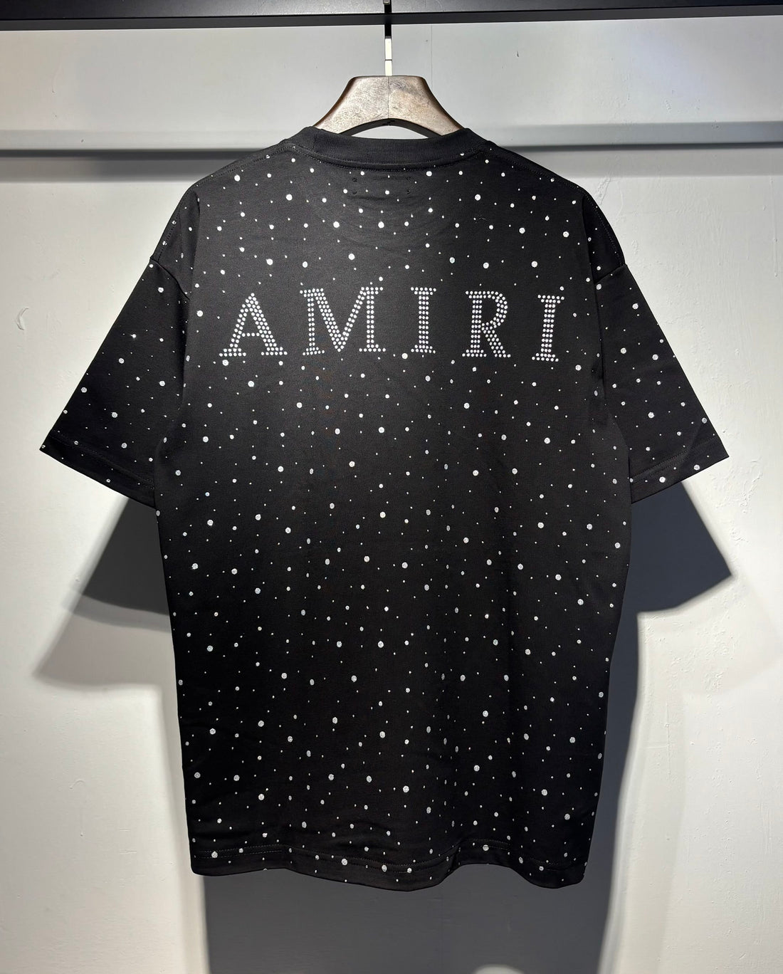 Amiri Starfield Rhinestone Tee (Black)