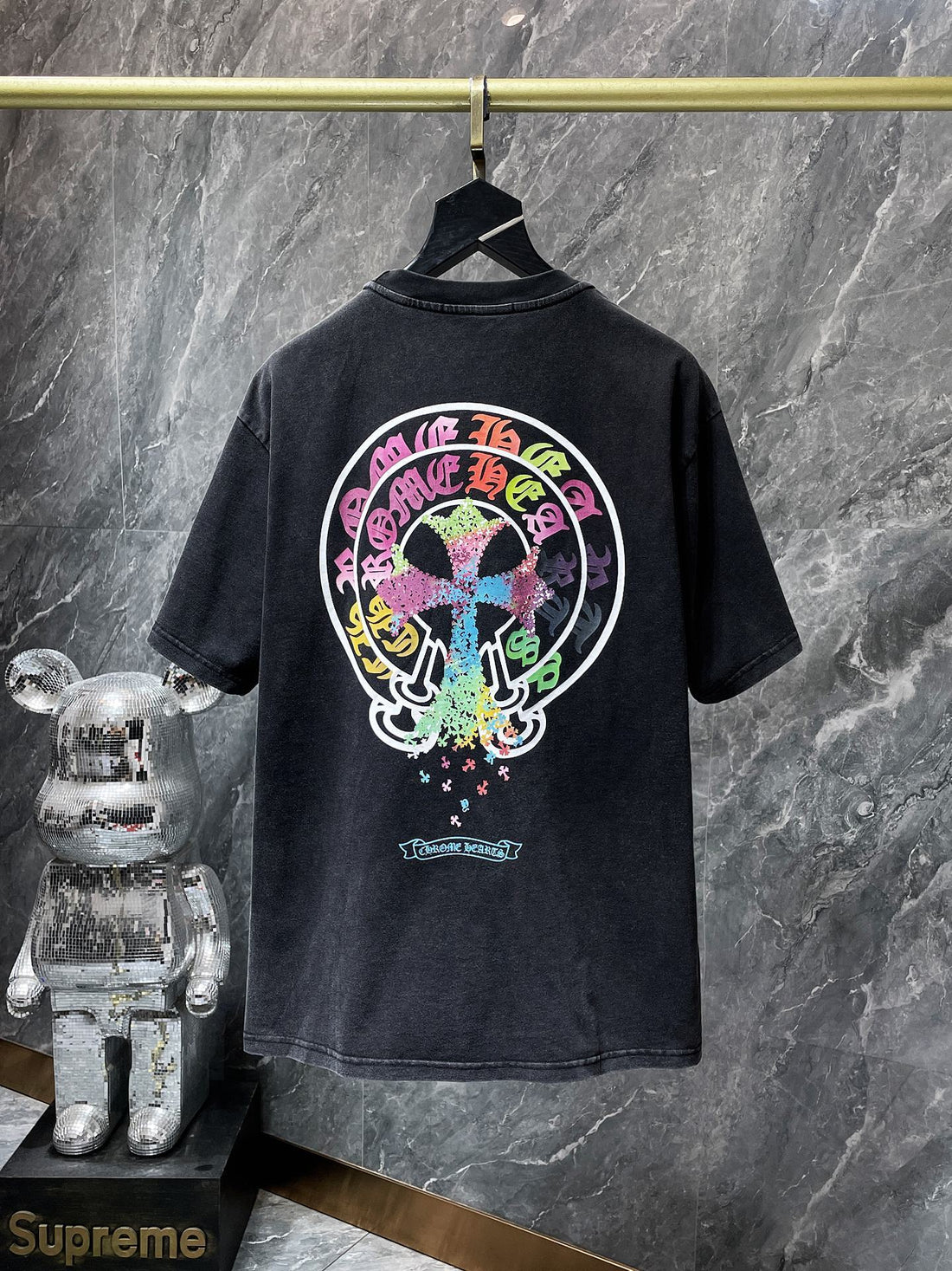 Chrome Hearts Multi Cross Drip Tee (Vintage Black)