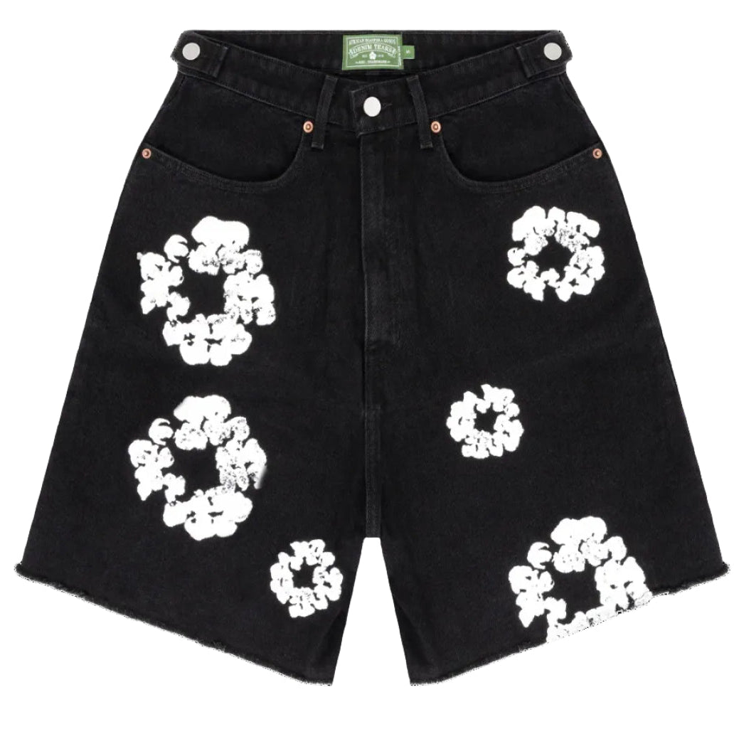 Denim Tears Cotton Wreath Denim Shorts