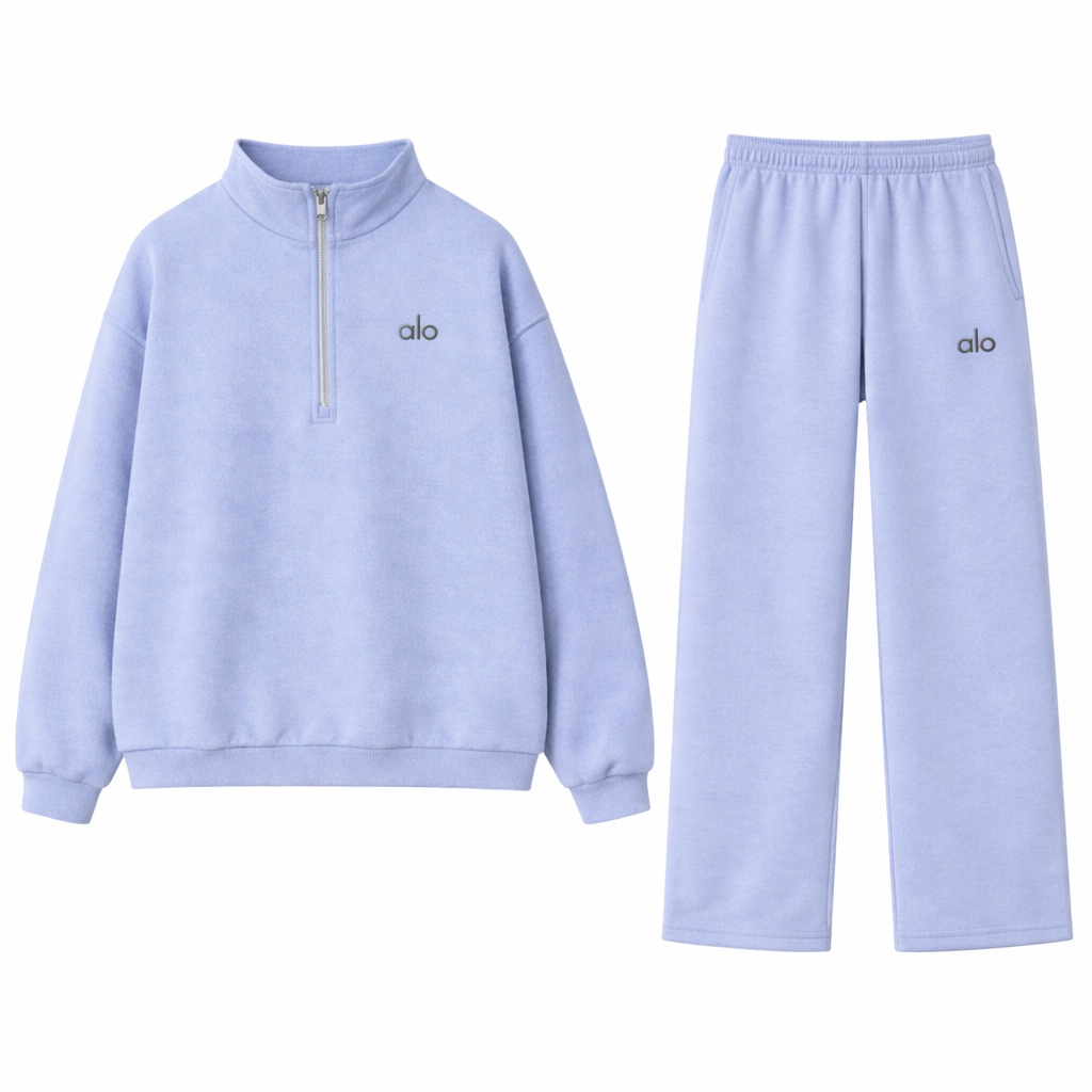Alo Qz Zip / Sweatpants Set