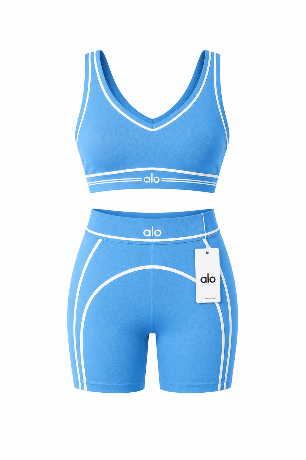 Alo Airbrush Set (Bra + Shorts)