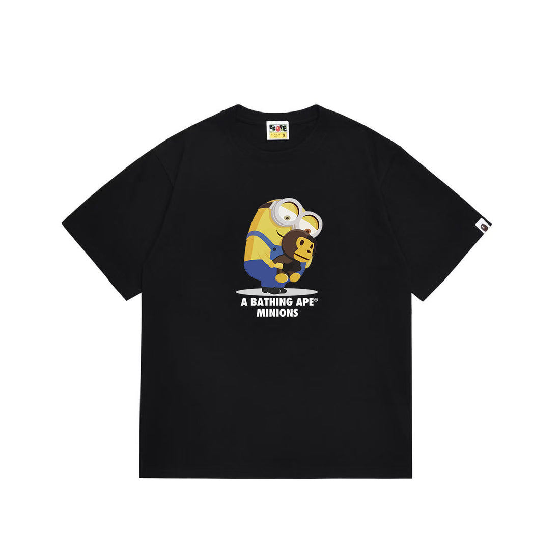 BAPE “Minion Baby Milo” Graphic Tee (Black & White)