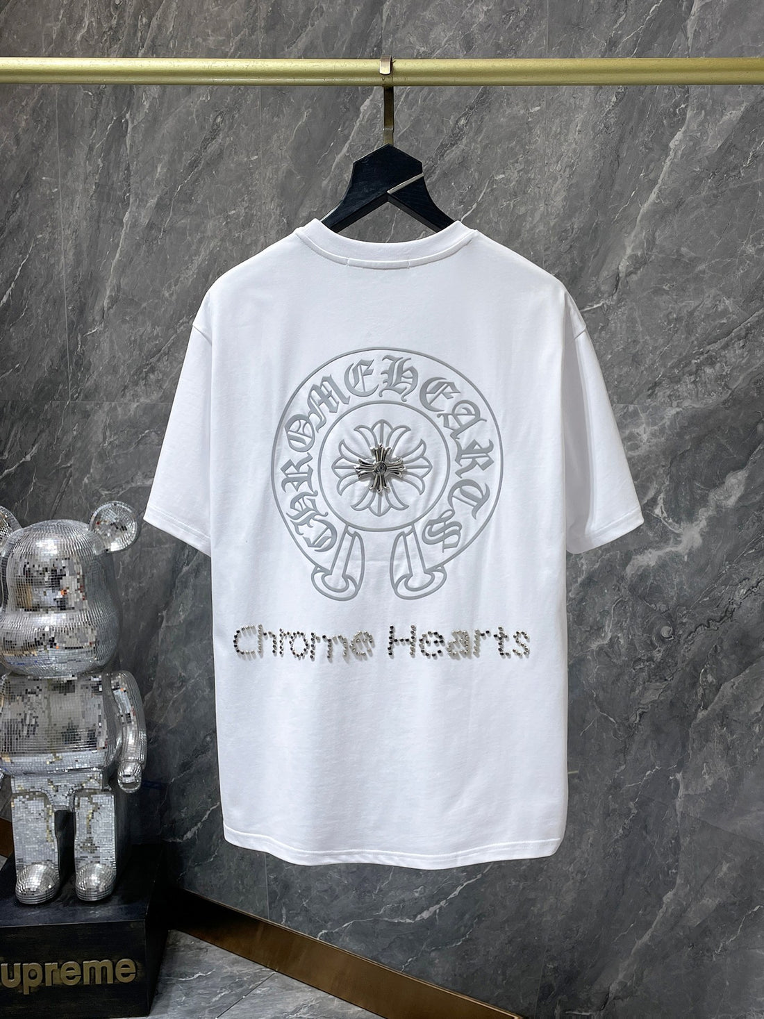 Chrome Hearts Cross Logo Graphic Tee (White)